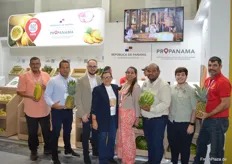 Exhibitors and members of ProPanama at their country pavilion.